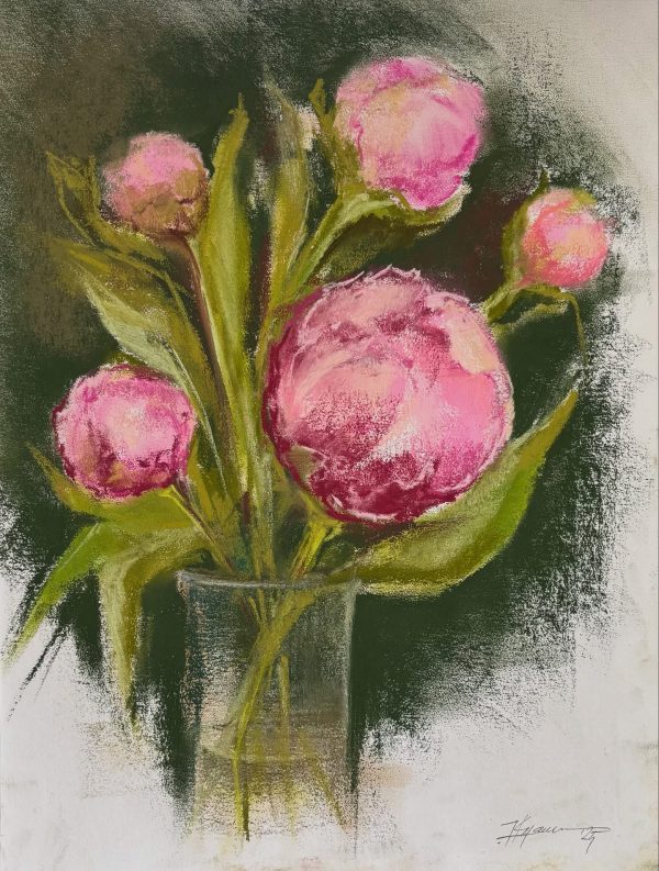Peony in Vase, 2025